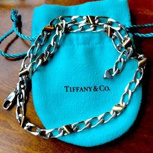 Tiffany & Co. Sterling & 18k necklace